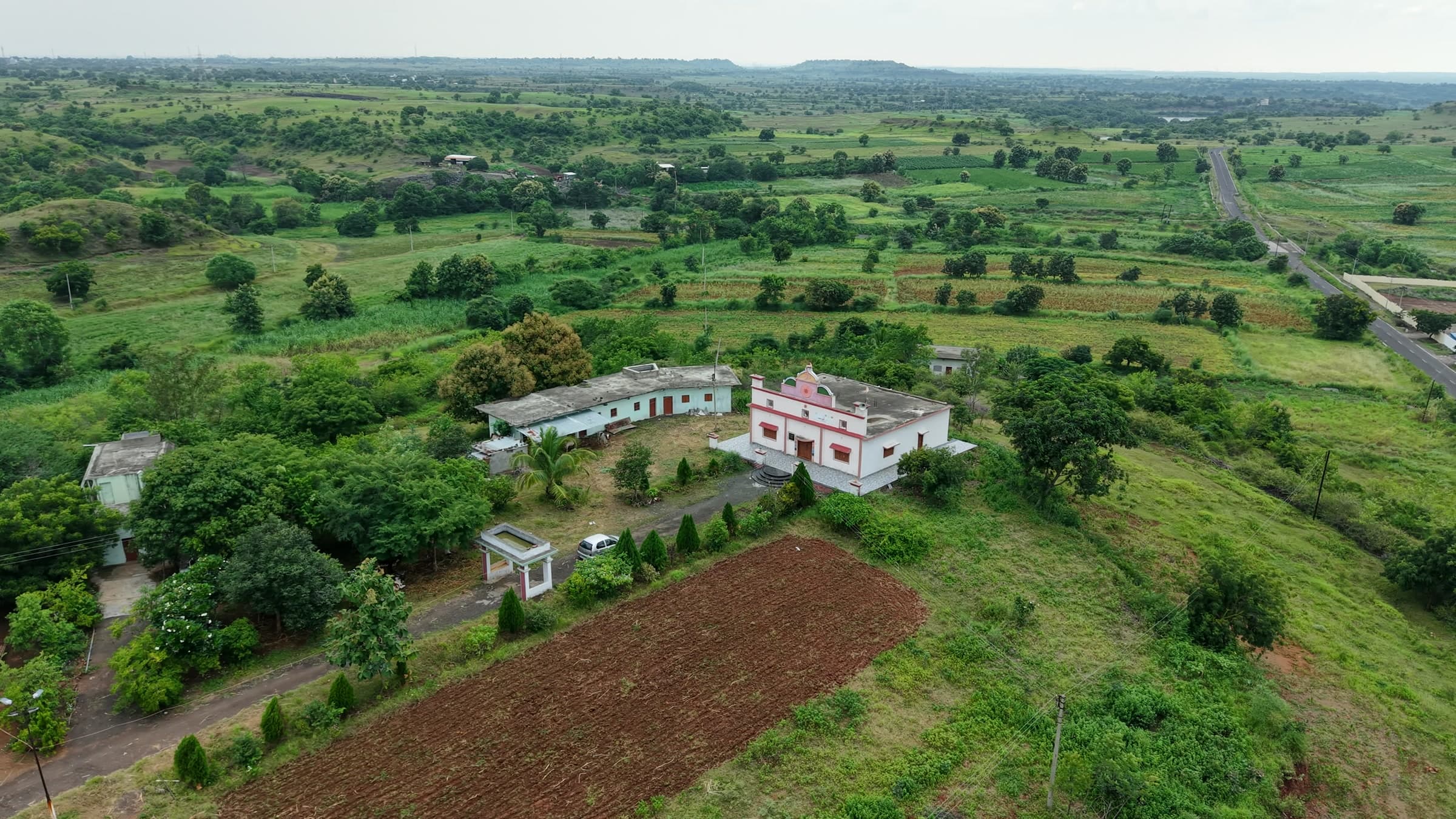 घाटनांदूर परिसराचे विहंगम दृश्य